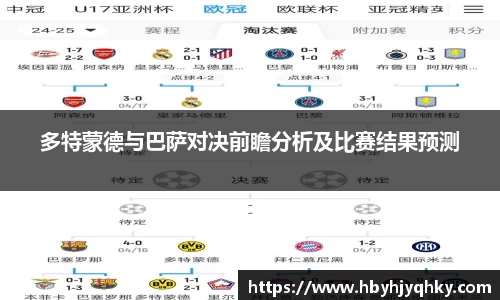 多特蒙德与巴萨对决前瞻分析及比赛结果预测